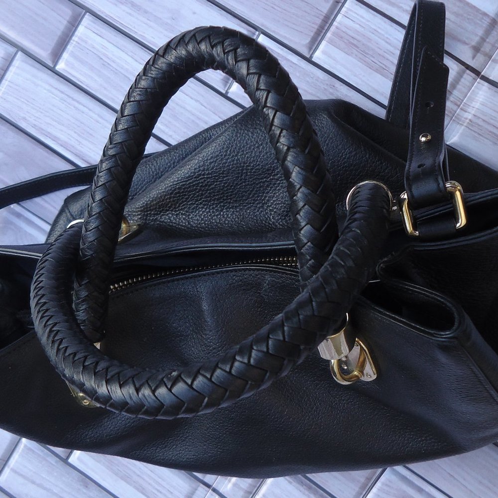 COLE HAAN black genuine leather crossbody bag. - Picture 12 of 16